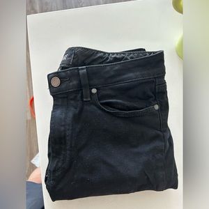 Paige jeans size 12/13 (30) black